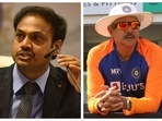 MSK Prasad and Ravi Shastri MSK Prasad and Ravi Shastri