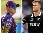 Eoin Morgan and Jimmy Neesham collage. Eoin Morgan and Jimmy Neesham collage.