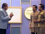 Amitabh Bachchan with Pratik Gandhi and Pankaj Tripathi in a new promo for Kaun Banega Crorepati 13. Amitabh Bachchan with Pratik Gandhi and Pankaj Tripathi in a new promo for Kaun Banega Crorepati 13.