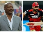 Brian Lara and Virat Kohli Brian Lara and Virat Kohli