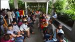As part of the ongoing mega Covid-19 vaccination drive, 30,984 people were vaccinated in the district on Thursday across 200 session sites. (Vipin Kumar /HT PHOTO) As part of the ongoing mega Covid-19 vaccination drive, 30,984 people were vaccinated in the district on Thursday across 200 session sites. (Vipin Kumar /HT PHOTO)