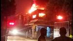 Fire department officials were informed that sparks from electrical wires had resulted in the building, located in Sector 3 of Manesar, catching fire at 3.21am. Fire department officials were informed that sparks from electrical wires had resulted in the building, located in Sector 3 of Manesar, catching fire at 3.21am.
