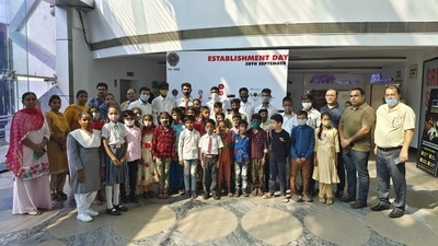The founder’s day of MBD Group being celebrated in Ludhiana on Thursday. (HT photo) The founder’s day of MBD Group being celebrated in Ludhiana on Thursday. (HT photo)