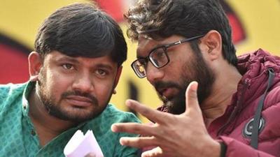 Gujarat MLA Jignesh Mewani said Rahul Gandhi told him signing of the Congress’s membership form can be done later even as his friend, former student leader Kanhaiya Kumar, joined the party on September 28 (Arijit Sen/HT Photo)