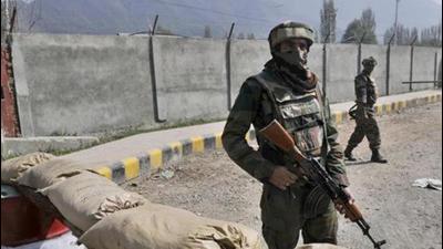 Union minister of state for home affairs Nìtyanand Rai visited the sector headquarters of Border Security Forces in Kupwara on Thursday. (HT FILE PHOTO)