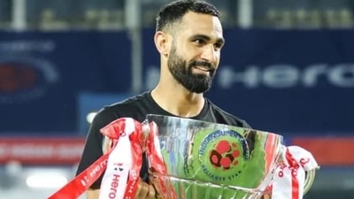 File photo of Indian goalkeeper Amrinder Singh. (Mumbai City FC)