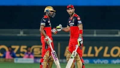 K.S Bharat and Glenn Maxwell of Royal Challengers Bangalore (PTI) K.S Bharat and Glenn Maxwell of Royal Challengers Bangalore (PTI)