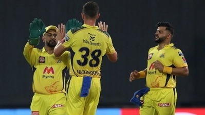 Josh Hazlewood registered his best bowling figures during IPL 2021 match 44 between Sunrisers Hyderabad and Chennai Super Kings (iplt20.com)