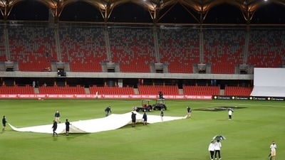 Rain halted play. (BCCI Women/Twitter)