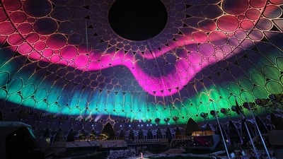 The United Arab Emirates hopes to welcome about 25 million visitors for Expo-2020 Dubai, the first universal exhibition held in the Middle East and the largest event globally since the start of the Covid-19 pandemic. (AP) The United Arab Emirates hopes to welcome about 25 million visitors for Expo-2020 Dubai, the first universal exhibition held in the Middle East and the largest event globally since the start of the Covid-19 pandemic. (AP)