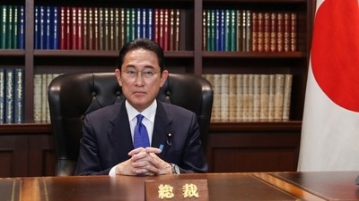 While Fumio Kishida’s first post as the leader of the Liberal Democratic Party got a little over 30,000 likes, a picture of his dinner on Wednesday garnered more than four times as many clicks. (REUTERS)