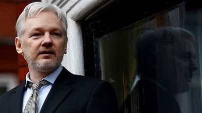 Assange was holed up at the Ecuadorian embassy from 2012-19, after which he was arrested and moved to London’s Belmarsh prison. (Reuters file)