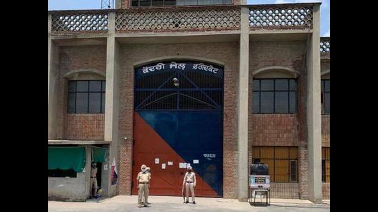 Over 50 phones have been recovered from inmates of Faridkot Central Jail in the last one month. (HT PHOTO)
