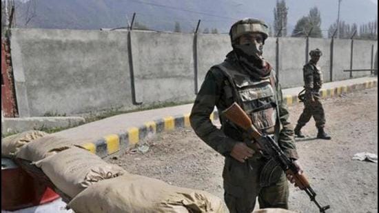Union minister of state for home affairs Nìtyanand Rai visited the sector headquarters of Border Security Forces in Kupwara on Thursday. (HT FILE PHOTO)