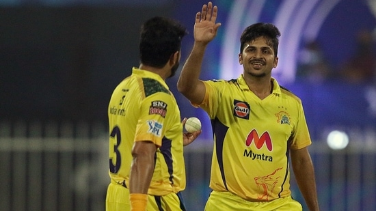 Shardul Thakur of Chennai Super Kings.(ANI) Shardul Thakur of Chennai Super Kings.(ANI)