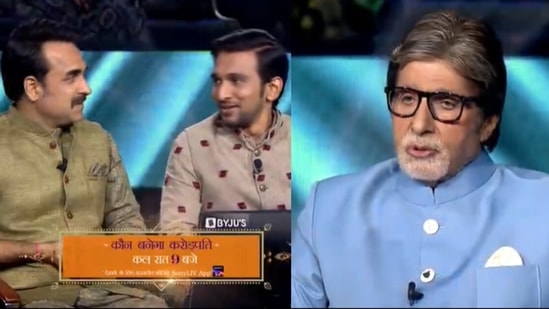 Pankaj Tripathi and Pratik Gandhi will appear on KBC 13 this week.&nbsp;