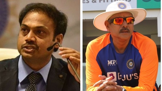 MSK Prasad and Ravi Shastri