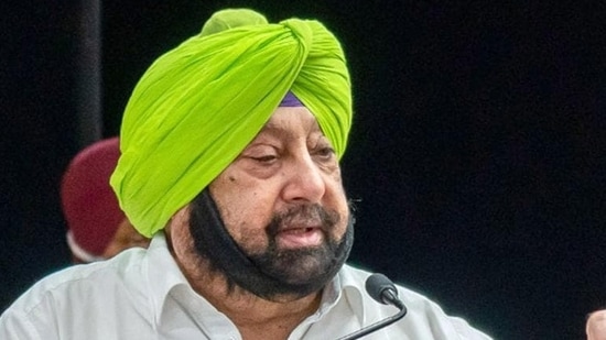 Former Punjab chief minister Amarinder Singh. (PTI)