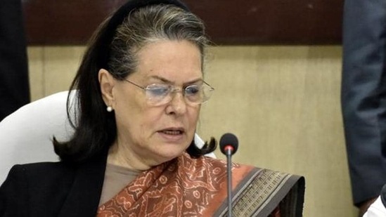 Congress chief Sonia Gandhi.