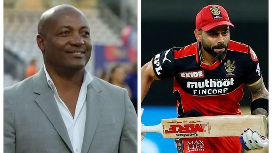 Brian Lara and Virat Kohli Brian Lara and Virat Kohli