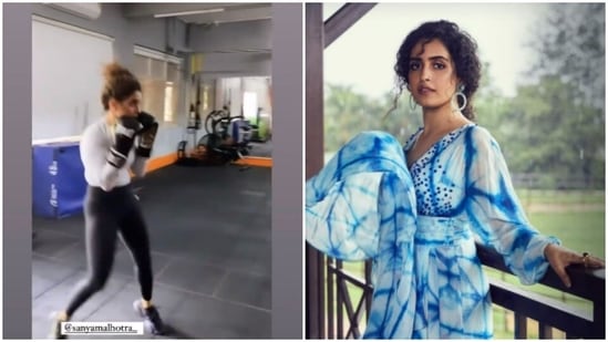 Sanya Malhotra’s workout videos are motivation for us today and every day(Instagram/@sanyamalhotra_)