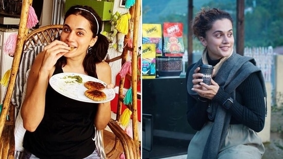 Munmun Ganeriwal reveals how Taapsee Pannu got fitter by improving her gut health(Instagram/Taapsee Pannu)