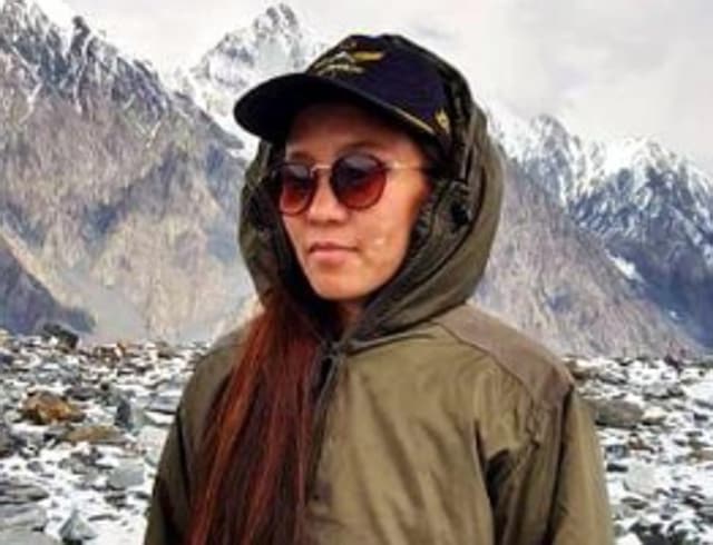 Chongjin Ingmo, 25, the lone woman in the eight-member team of Operation Blue Freedom. (HT PHOTO) Chongjin Ingmo, 25, the lone woman in the eight-member team of Operation Blue Freedom. (HT PHOTO)