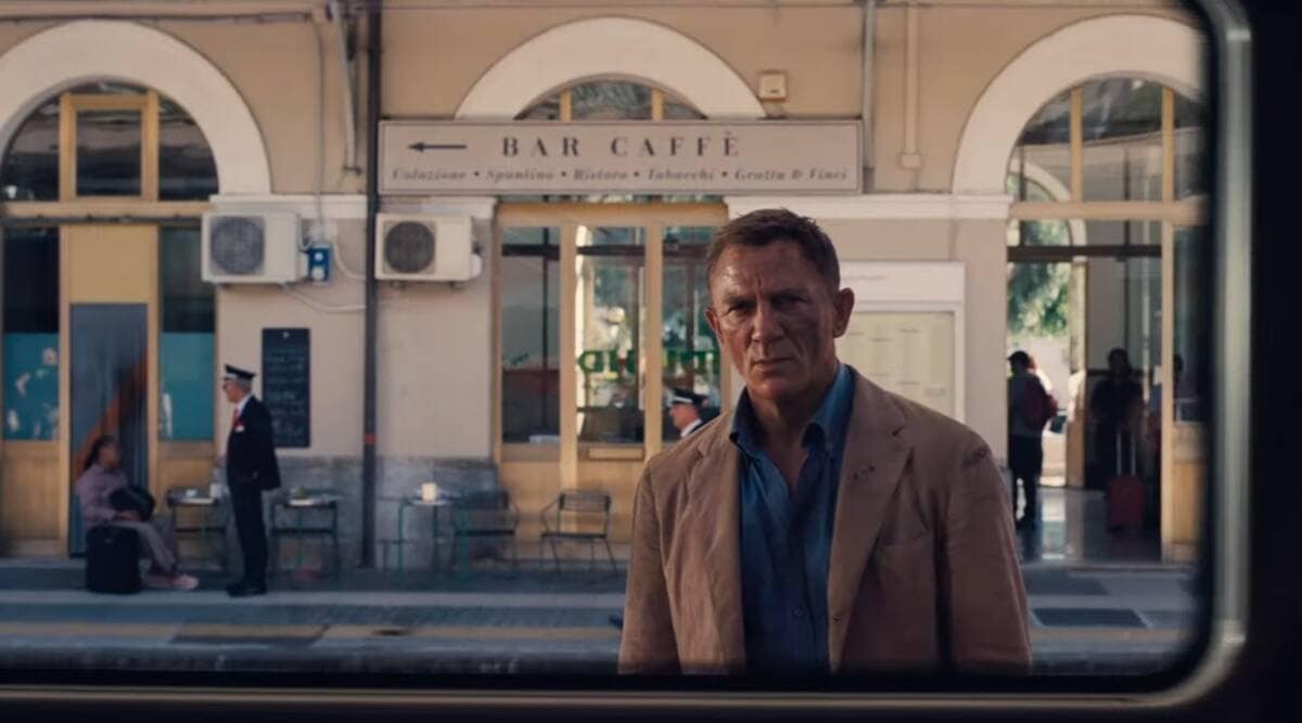 Daniel Craig in a still from No Time to Die.