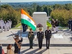 An Armed Forces Full Honor Arrival Ceremony and an Armed Forces Full Honor Wreath Ceremony conducted in honour of Indian Chief of Defence Staff General Bipin Rawat, in Washington.&nbsp;
