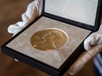 The Nobel Prize ceremonies will be reined in for a second year due to the coronavirus pandemic.(AP) The Nobel Prize ceremonies will be reined in for a second year due to the coronavirus pandemic.(AP)
