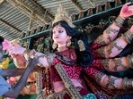 During Navratri, the feminine energy is worshipped in various forms to seek wisdom, wealth, and power. (PTI Photo)(PTI) During Navratri, the feminine energy is worshipped in various forms to seek wisdom, wealth, and power. (PTI Photo)(PTI)