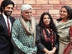 Shabana Azmi with husband Javed Akhtar and his children, Farhan and Zoya Akhtar. Shabana Azmi with husband Javed Akhtar and his children, Farhan and Zoya Akhtar.