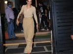 Deepika Padukone smiles for the paparazzi. Deepika Padukone smiles for the paparazzi.