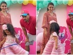 Soha Ali Khan and Kunal Kemmu with their daughter Inaaya.