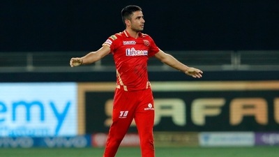 Ravi Bishnoi broke the Iyer-Tripathi stand to leave Kolkata 2 down. (BCCI/IPL) Ravi Bishnoi broke the Iyer-Tripathi stand to leave Kolkata 2 down. (BCCI/IPL)