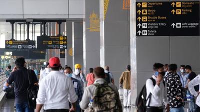 India has decided to introduce a 10-day quarantine rule on UK nationals arriving in India from the UK irrespective of their vaccination status (Bloomberg) India has decided to introduce a 10-day quarantine rule on UK nationals arriving in India from the UK irrespective of their vaccination status (Bloomberg)