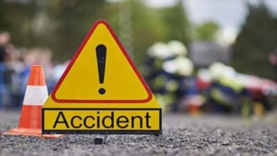 After the accident, the driver fled from the spot. Police are trying to arrest him. (File photo)