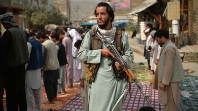 A Taliban fighter in Kabul. (Image for representation) (Photo by Hoshang Hashimi / AFP) (AFP)
