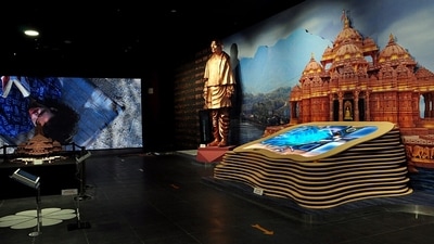 A view of the India Pavilion at the Dubai Expo. (ANI) A view of the India Pavilion at the Dubai Expo. (ANI)