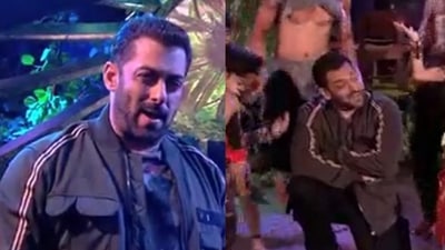 Salman Khan performs for Bigg Boss 15 premiere. Salman Khan performs for Bigg Boss 15 premiere. 