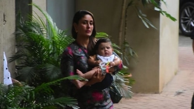 Jehangir is yet to get used to the media attention. He was surprised on being clicked by the paparazzi at cousin Inaaya's birthday party.&nbsp; 