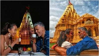 Milind Soman and his wife Ankita Konwar are now in Gujarat, promoting the state's tourism. The couple is leaving no stone unturned in treating fans with pictures from their stay. Recently, Milind took to his Instagram handle to share a few stills from an ancient sacred place in Gujarat. (Instagram/@milindrunning) Milind Soman and his wife Ankita Konwar are now in Gujarat, promoting the state's tourism. The couple is leaving no stone unturned in treating fans with pictures from their stay. Recently, Milind took to his Instagram handle to share a few stills from an ancient sacred place in Gujarat. (Instagram/@milindrunning)