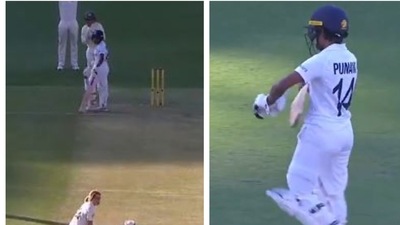 Punam Raut walks off Punam Raut walks off