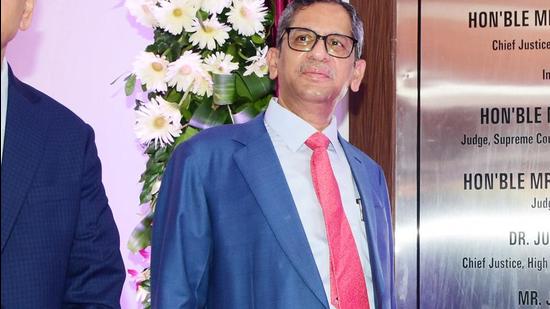 CJI NV Ramana also flagged the alleged nexus between politicians and the bureaucrats, especially police officers. (Sarangadhara Bishoi)