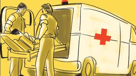 A husband-wife duo along with their seven-year-old daughter on two-wheeler were killed after their vehicle was hit head-on by a speeding container on the Chakan-Shikrapur road on Friday. (REPRESENTATIVE PHOTO)