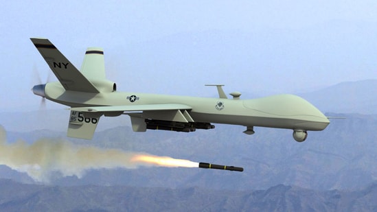 The US drone strike on September 20 in rebel-controlled northwestern Syria hit a vehicle travelling on a rural road, killing at least one person.&nbsp;(File Photo / REUTERS)