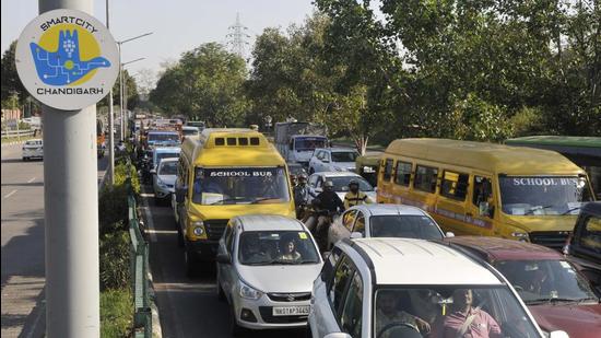 Chandigarh Smart City Limited is implementing the project through Bharat Electronics Limited. (HT Photo) Chandigarh Smart City Limited is implementing the project through Bharat Electronics Limited. (HT Photo)