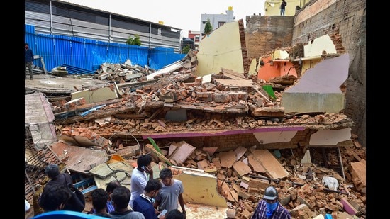 The Karnataka government has issued fresh order to raze old buildings in Bengaluru. (PTI) The Karnataka government has issued fresh order to raze old buildings in Bengaluru. (PTI)