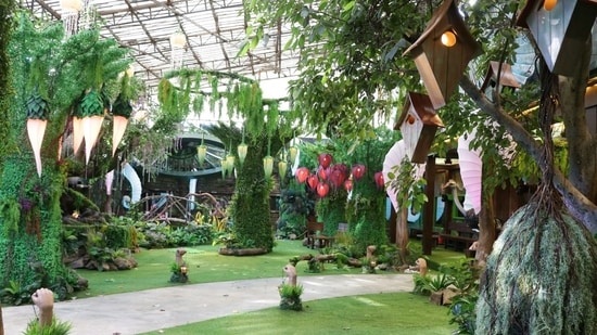 The garden area of Bigg Boss 15 has been transformed into a forest.