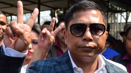 File photo of former Meghalaya chief minister Mukul Sangma.(PTI Photo)